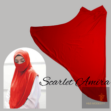 Load image into Gallery viewer, Amira with Niqab (instant Hijab with Face Mask)
