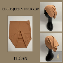 Load image into Gallery viewer, Ribbed Jersey Inner Cap ( Under Scarf Cap)
