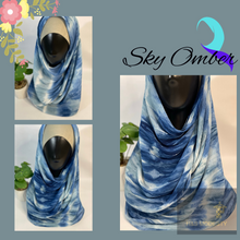 Load image into Gallery viewer, Crinkle Chiffon Tie-Dye – Premium Shawl (Hijab and Scarf)
