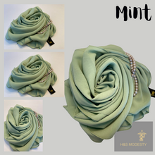 Load image into Gallery viewer, Solid Colour Creep Chiffon Shawl ( Hijab and Scarf)
