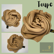 Load image into Gallery viewer, Solid Colour Creep Chiffon Shawl ( Hijab and Scarf)
