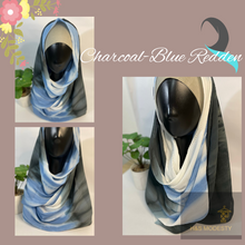 Load image into Gallery viewer, Crinkle Chiffon Tie-Dye – Premium Shawl (Hijab and Scarf)
