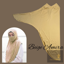 Load image into Gallery viewer, Amira with Niqab (instant Hijab with Face Mask)
