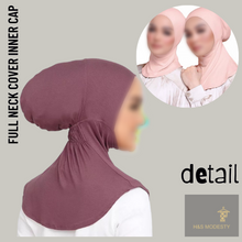 Load image into Gallery viewer, Full Neck Cover Inner Cap ( Under Scarf Cap)
