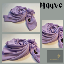 Load image into Gallery viewer, Solid Colour Creep Chiffon Shawl ( Hijab and Scarf)
