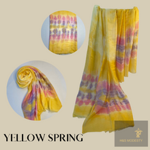 Load image into Gallery viewer, Tie-Dye Viscose Cotton Shawl ( Hijab &amp; Scarf)
