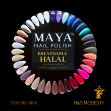 Load image into Gallery viewer, Maya Halal Breathable Nail Polish
