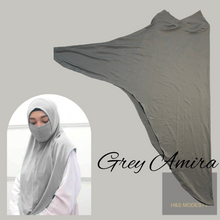 Load image into Gallery viewer, Amira with Niqab (instant Hijab with Face Mask)
