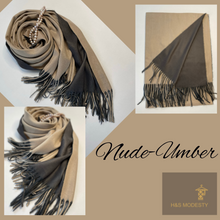 Load image into Gallery viewer, Double-Sided Solid Colours Cashmere Shawls
