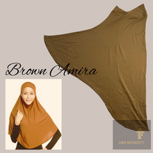 Load image into Gallery viewer, Jersey Plain Amira ( Instant Hijab)
