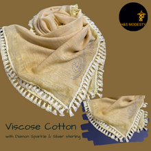 Load image into Gallery viewer, Sparkling Viscose Cotton Shawl ( Hijabs &amp; Scarves)
