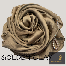 Load image into Gallery viewer, Crinkled Satin Shawls
