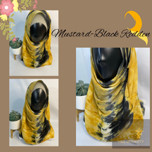 Load image into Gallery viewer, Crinkle Chiffon Tie-Dye – Premium Shawl (Hijab and Scarf)
