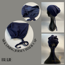 Load image into Gallery viewer, Silk Lining Jersey Inner Cap ( Under Scarf Cap)
