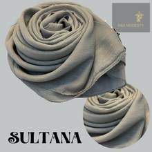 Load image into Gallery viewer, Shiny Thread Chiffon Shawl ( Hijab and Scarf)
