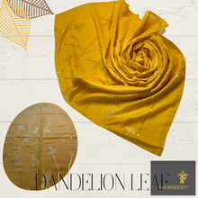 Load image into Gallery viewer, Golden Leaf Viscose Cotton Shawl
