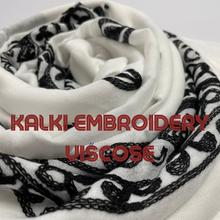 Load image into Gallery viewer, Kalki Embroidery Viscose Shawl ( Hijab/ Scarf)
