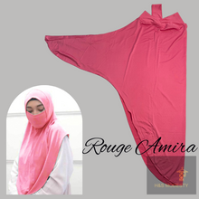 Load image into Gallery viewer, Amira with Niqab (instant Hijab with Face Mask)
