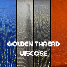 Load image into Gallery viewer, Golden Thread Viscose Cotton Shawl ( Hijab and Scarves)
